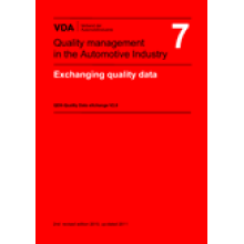 VDA  7 plus CD ROM Exchanging quality data QDX - Quality Data eXchange V2.0 2nd revised edition 2010, up-dated 2011